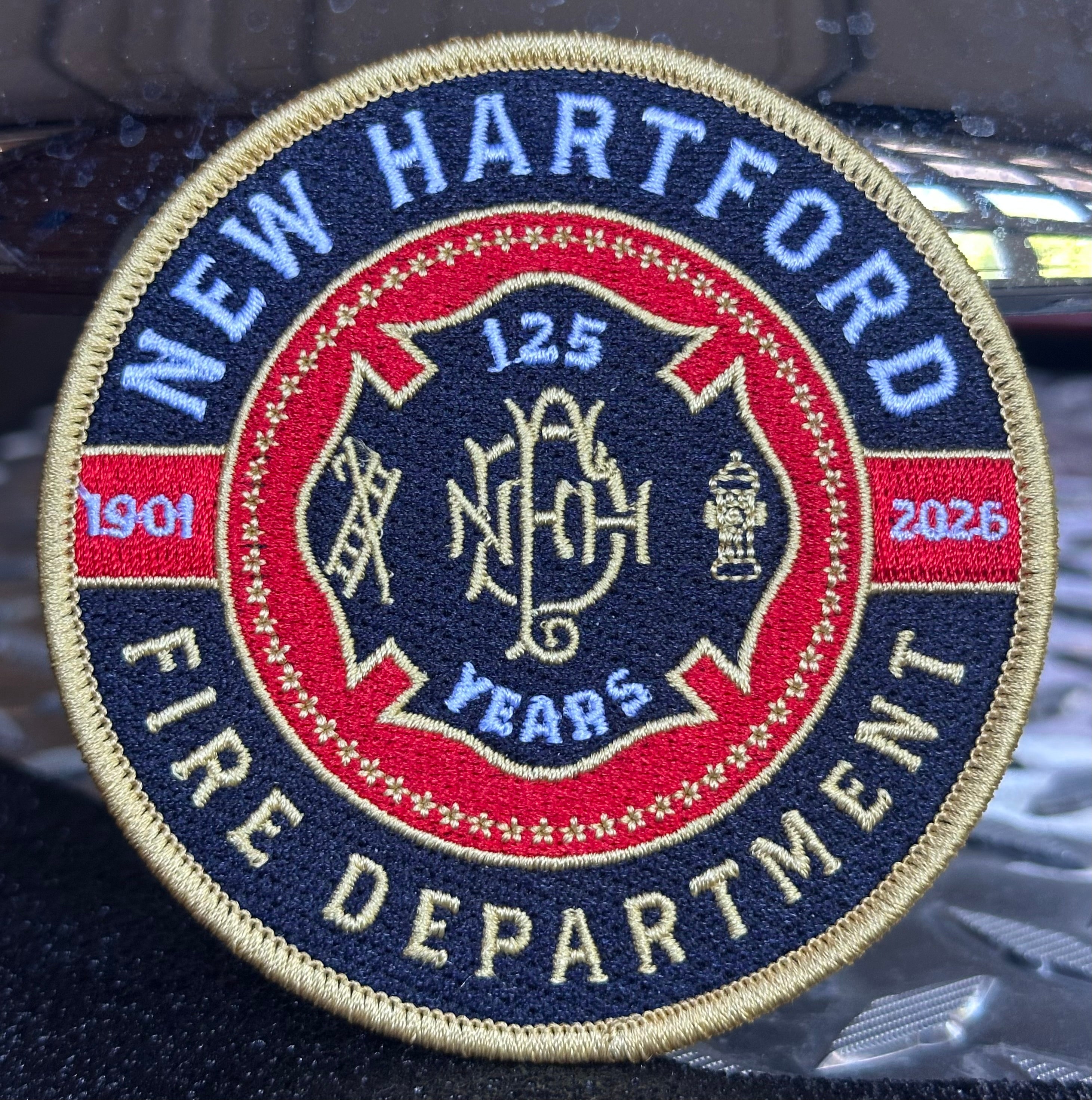 NHFD 125th Anniversary Patch